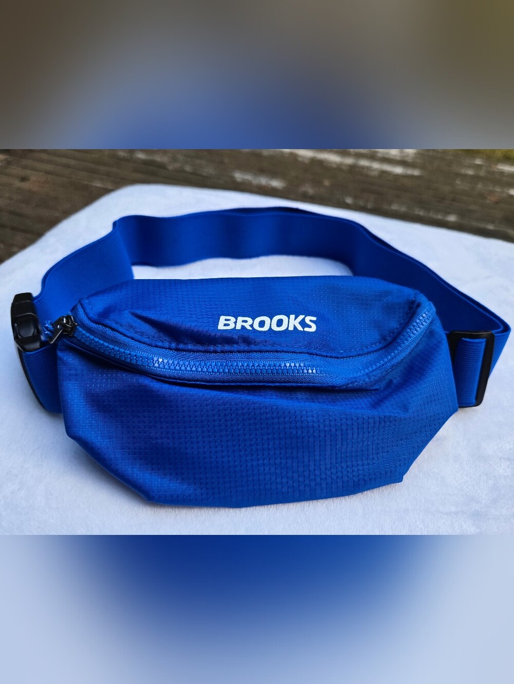 Brooks Stride Waist Pack Blue Athletic Belt Bag